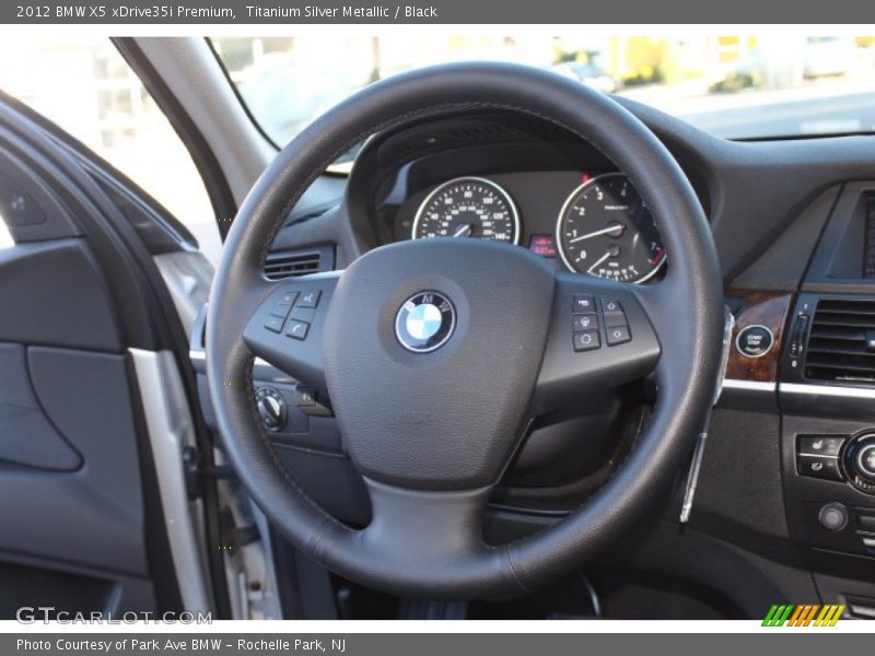 Titanium Silver Metallic / Black 2012 BMW X5 xDrive35i Premium