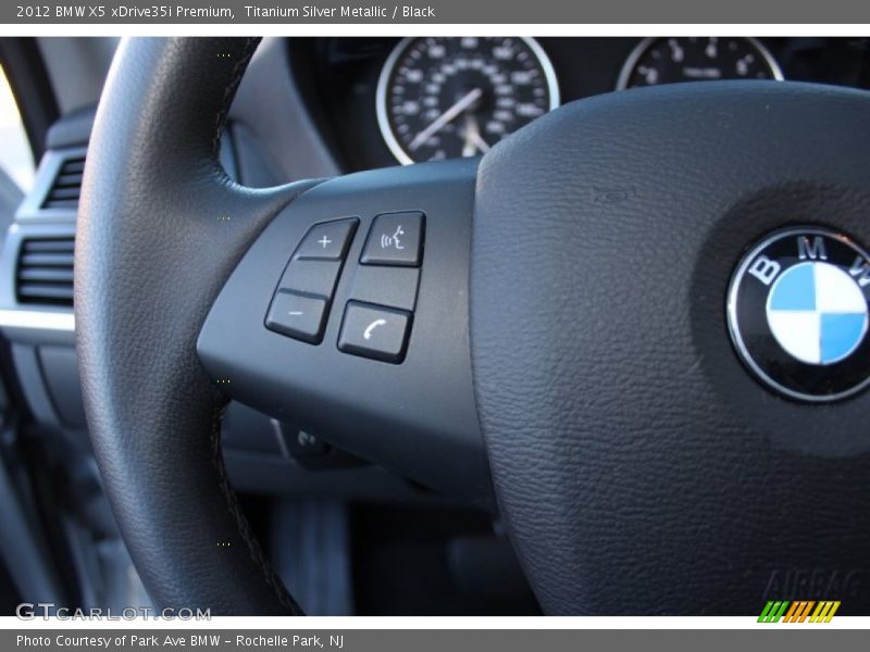 Titanium Silver Metallic / Black 2012 BMW X5 xDrive35i Premium