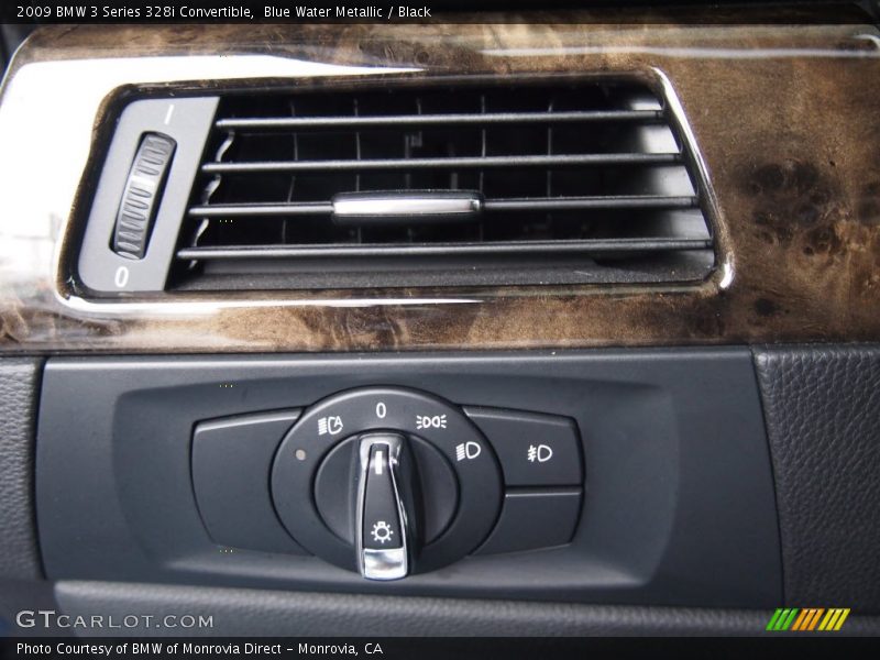 Blue Water Metallic / Black 2009 BMW 3 Series 328i Convertible