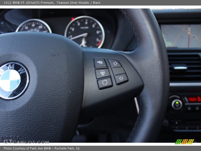 Titanium Silver Metallic / Black 2012 BMW X5 xDrive35i Premium
