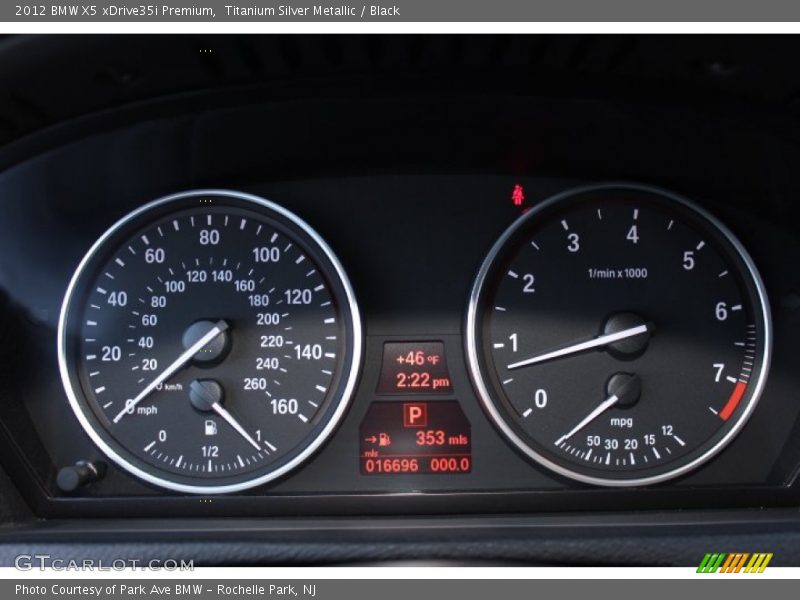 Titanium Silver Metallic / Black 2012 BMW X5 xDrive35i Premium