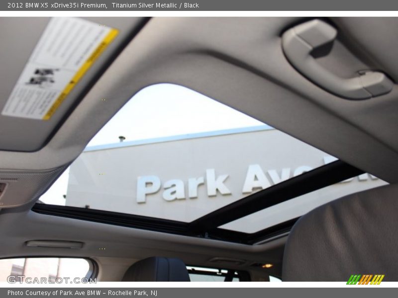 Titanium Silver Metallic / Black 2012 BMW X5 xDrive35i Premium