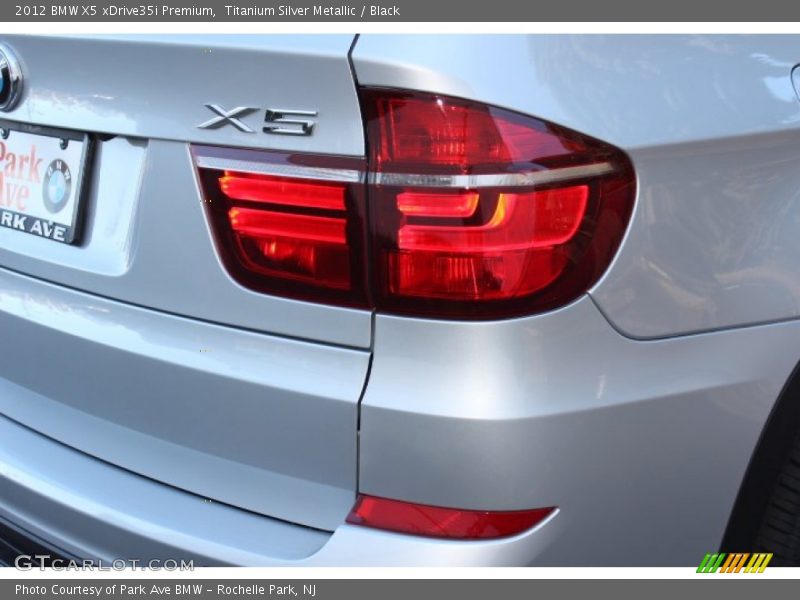 Titanium Silver Metallic / Black 2012 BMW X5 xDrive35i Premium