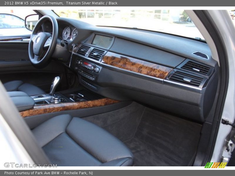 Titanium Silver Metallic / Black 2012 BMW X5 xDrive35i Premium