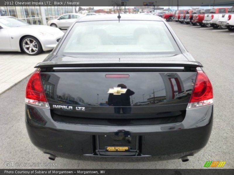 Black / Neutral 2012 Chevrolet Impala LTZ