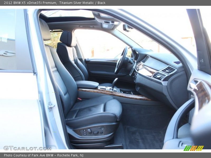 Titanium Silver Metallic / Black 2012 BMW X5 xDrive35i Premium