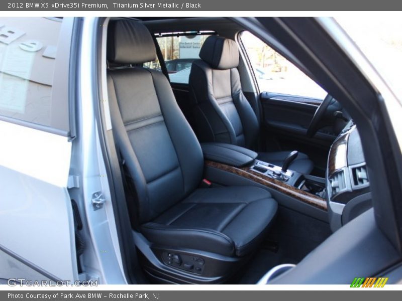 Titanium Silver Metallic / Black 2012 BMW X5 xDrive35i Premium