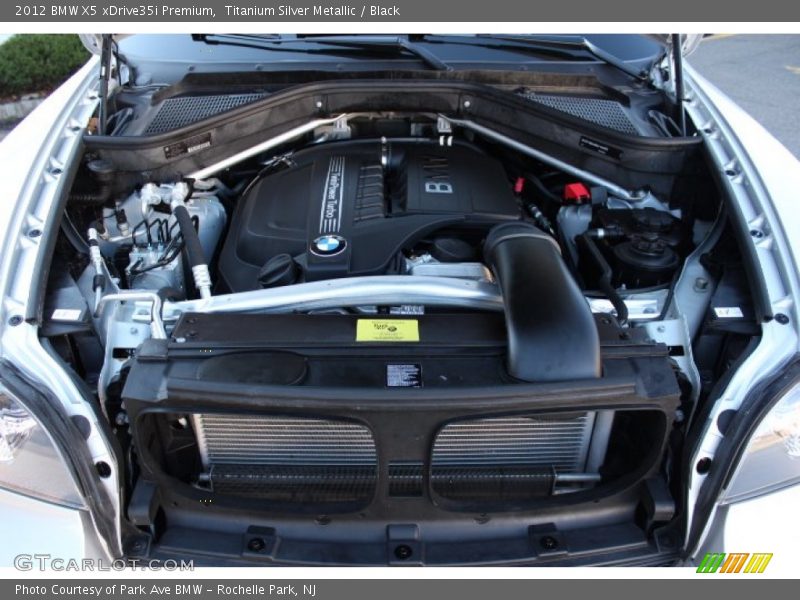 Titanium Silver Metallic / Black 2012 BMW X5 xDrive35i Premium