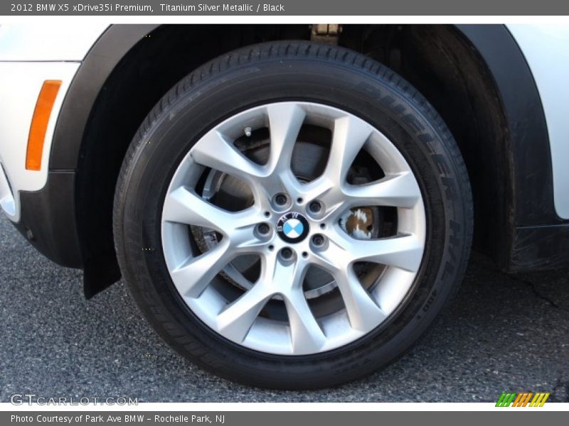 Titanium Silver Metallic / Black 2012 BMW X5 xDrive35i Premium