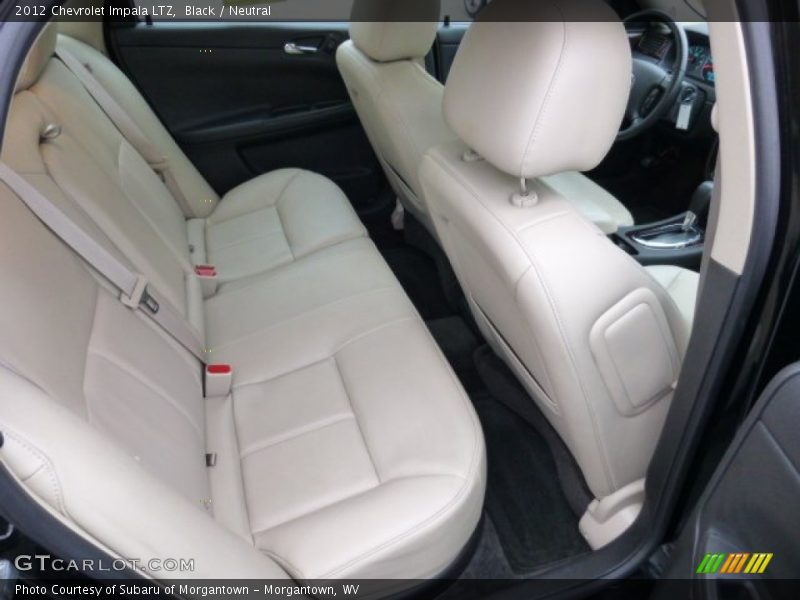 Rear Seat of 2012 Impala LTZ