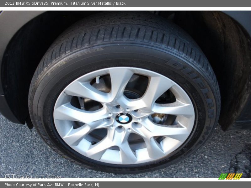 Titanium Silver Metallic / Black 2012 BMW X5 xDrive35i Premium