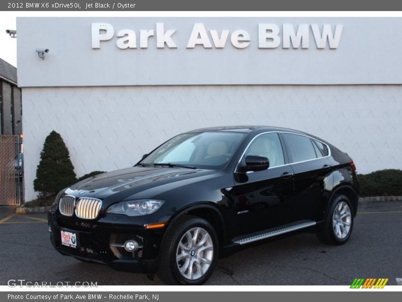 Jet Black / Oyster 2012 BMW X6 xDrive50i