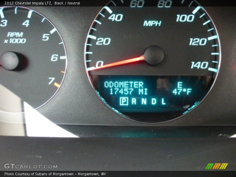 Black / Neutral 2012 Chevrolet Impala LTZ