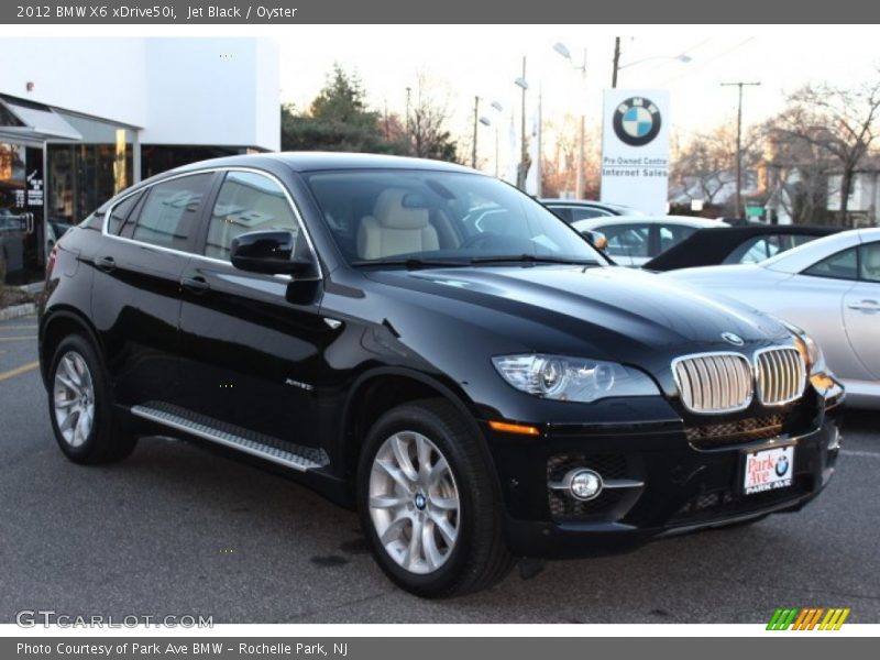 Jet Black / Oyster 2012 BMW X6 xDrive50i