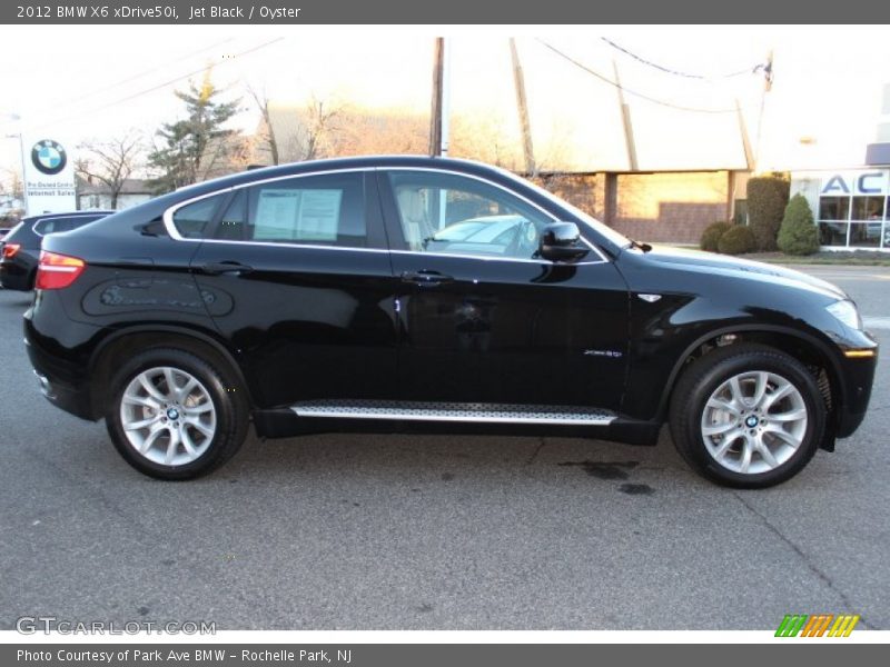 Jet Black / Oyster 2012 BMW X6 xDrive50i