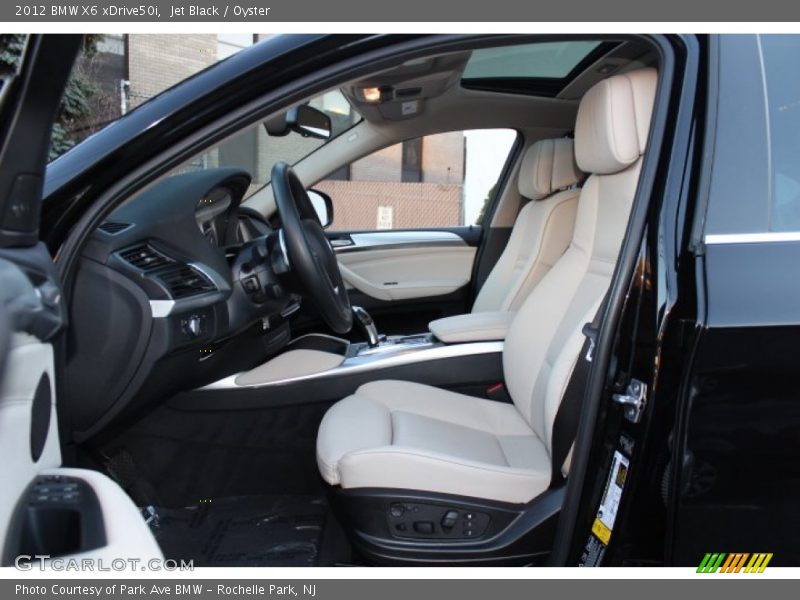Jet Black / Oyster 2012 BMW X6 xDrive50i