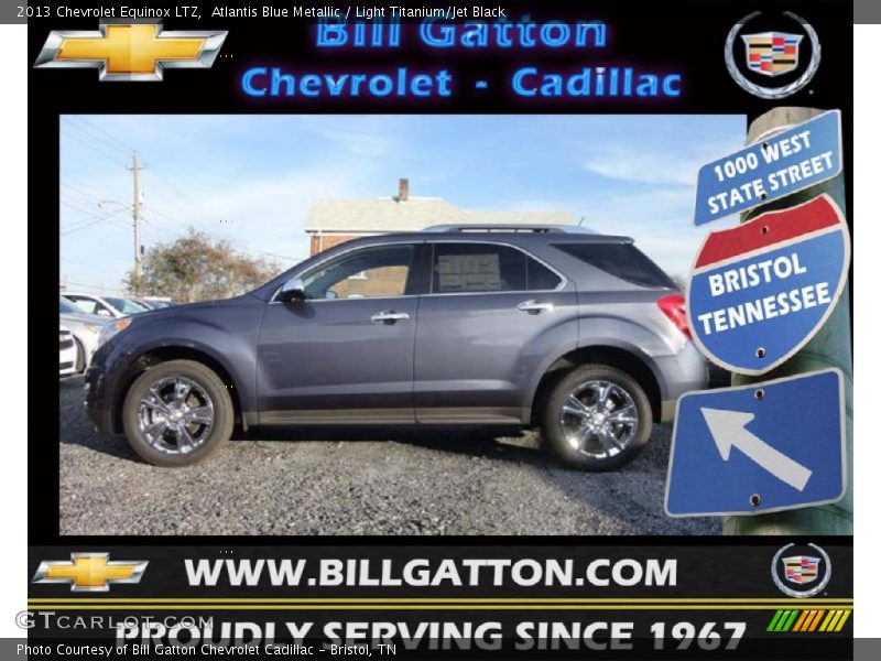 Atlantis Blue Metallic / Light Titanium/Jet Black 2013 Chevrolet Equinox LTZ