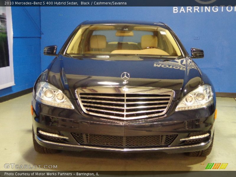 Black / Cashmere/Savanna 2010 Mercedes-Benz S 400 Hybrid Sedan