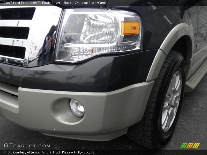 Black / Charcoal Black/Camel 2007 Ford Expedition EL Eddie Bauer