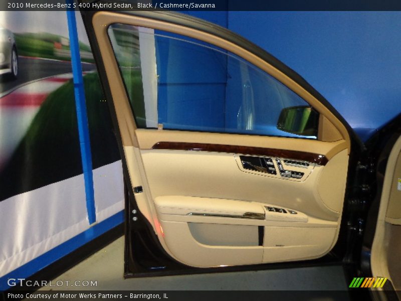 Black / Cashmere/Savanna 2010 Mercedes-Benz S 400 Hybrid Sedan