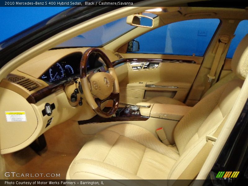 Black / Cashmere/Savanna 2010 Mercedes-Benz S 400 Hybrid Sedan