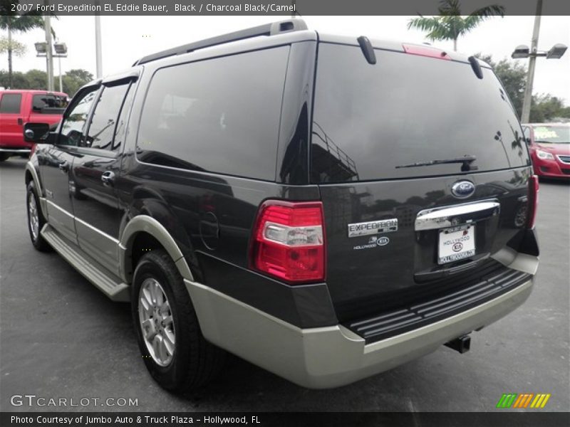 Black / Charcoal Black/Camel 2007 Ford Expedition EL Eddie Bauer