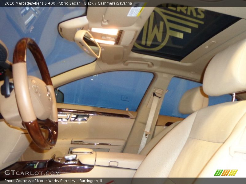 Black / Cashmere/Savanna 2010 Mercedes-Benz S 400 Hybrid Sedan