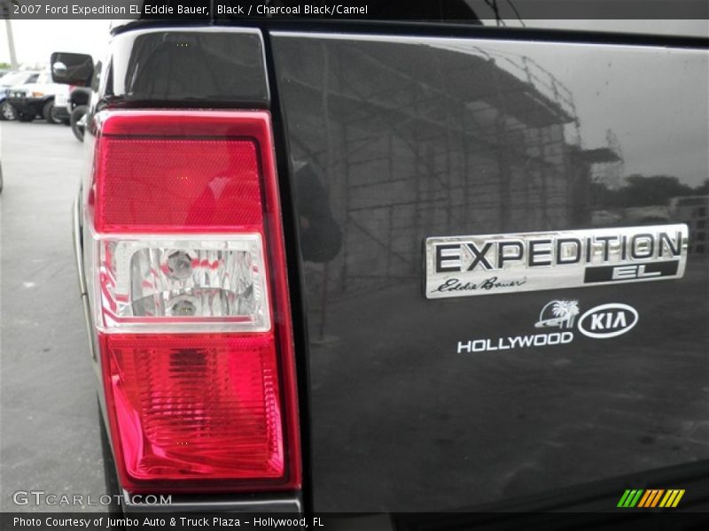 Black / Charcoal Black/Camel 2007 Ford Expedition EL Eddie Bauer