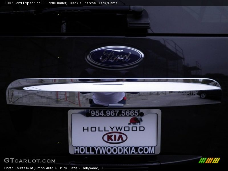Black / Charcoal Black/Camel 2007 Ford Expedition EL Eddie Bauer