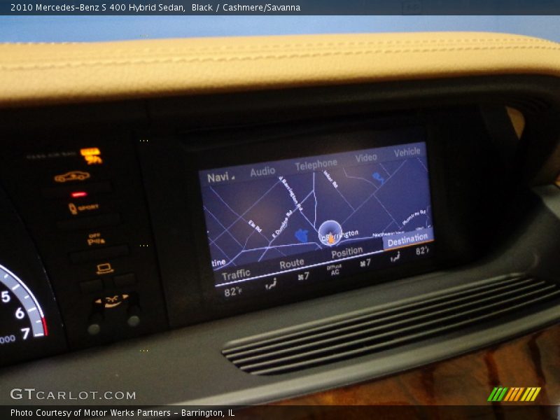 Black / Cashmere/Savanna 2010 Mercedes-Benz S 400 Hybrid Sedan