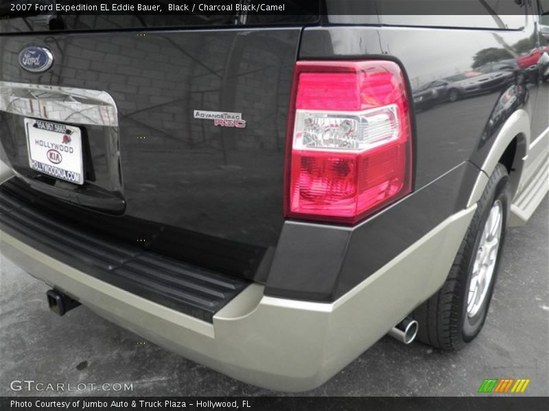 Black / Charcoal Black/Camel 2007 Ford Expedition EL Eddie Bauer