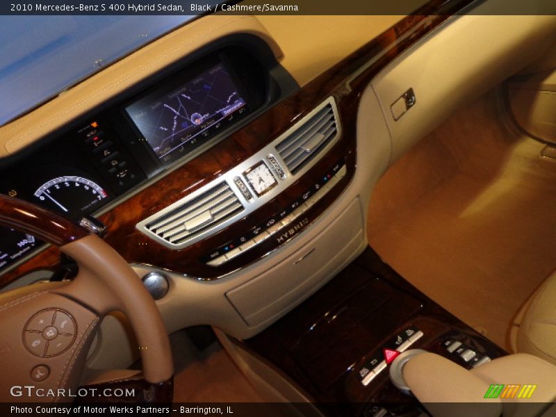 Black / Cashmere/Savanna 2010 Mercedes-Benz S 400 Hybrid Sedan