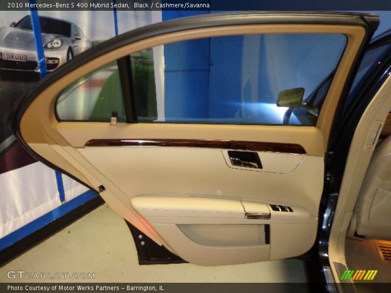 Black / Cashmere/Savanna 2010 Mercedes-Benz S 400 Hybrid Sedan