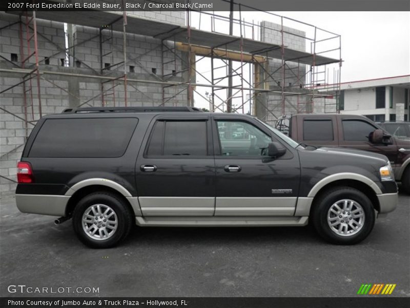 Black / Charcoal Black/Camel 2007 Ford Expedition EL Eddie Bauer