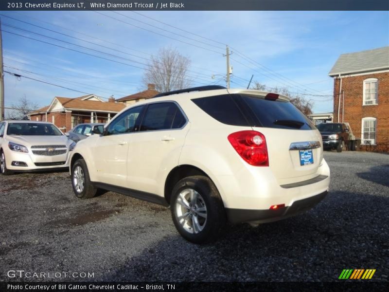 White Diamond Tricoat / Jet Black 2013 Chevrolet Equinox LT