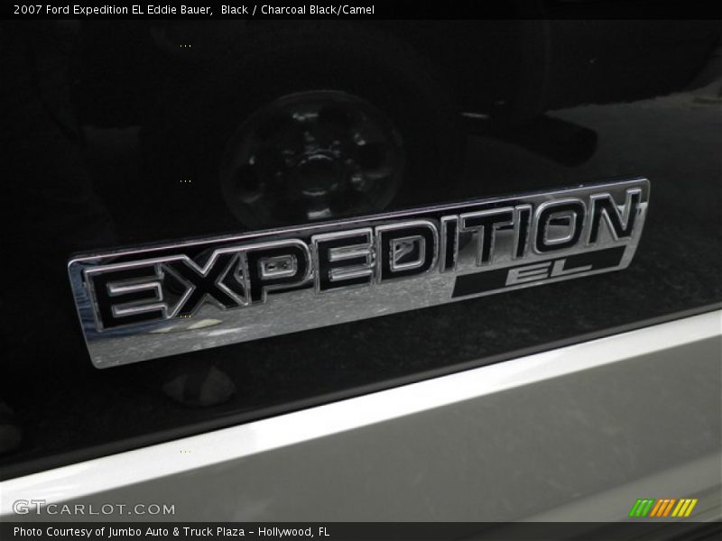 Black / Charcoal Black/Camel 2007 Ford Expedition EL Eddie Bauer