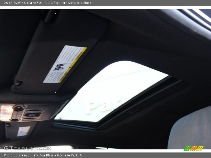 Black Sapphire Metallic / Black 2012 BMW X6 xDrive50i