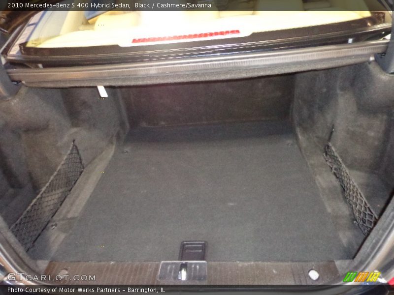 Black / Cashmere/Savanna 2010 Mercedes-Benz S 400 Hybrid Sedan
