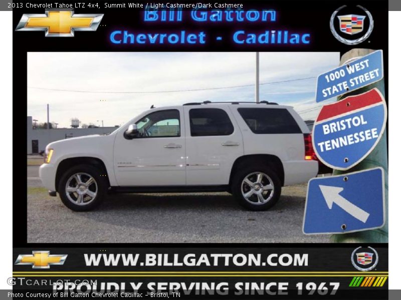 Summit White / Light Cashmere/Dark Cashmere 2013 Chevrolet Tahoe LTZ 4x4
