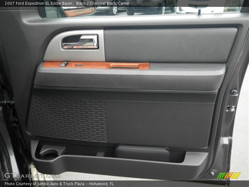 Black / Charcoal Black/Camel 2007 Ford Expedition EL Eddie Bauer