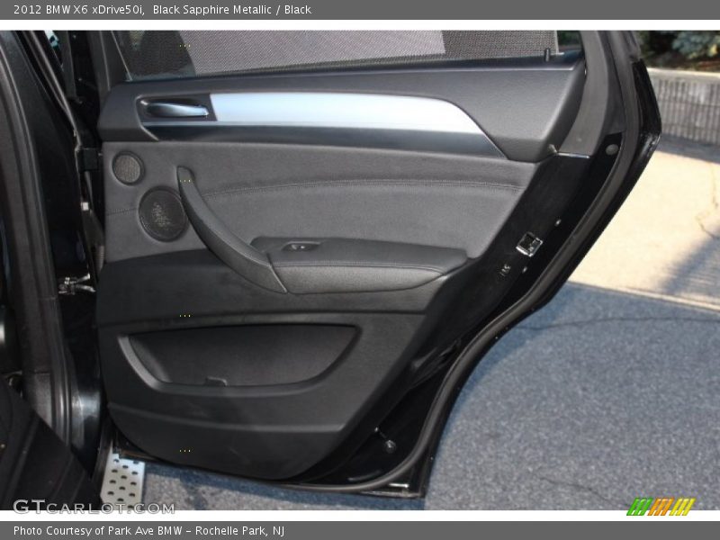 Black Sapphire Metallic / Black 2012 BMW X6 xDrive50i