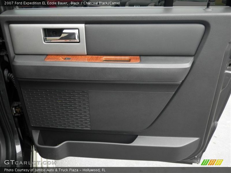 Black / Charcoal Black/Camel 2007 Ford Expedition EL Eddie Bauer