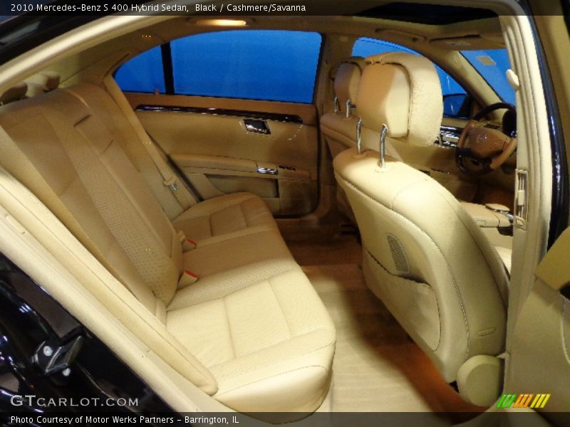 Black / Cashmere/Savanna 2010 Mercedes-Benz S 400 Hybrid Sedan