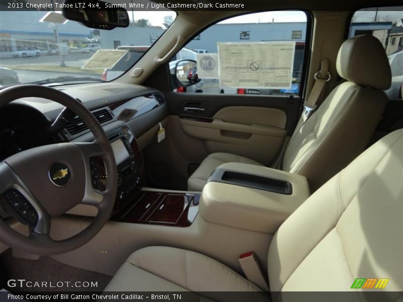 Summit White / Light Cashmere/Dark Cashmere 2013 Chevrolet Tahoe LTZ 4x4