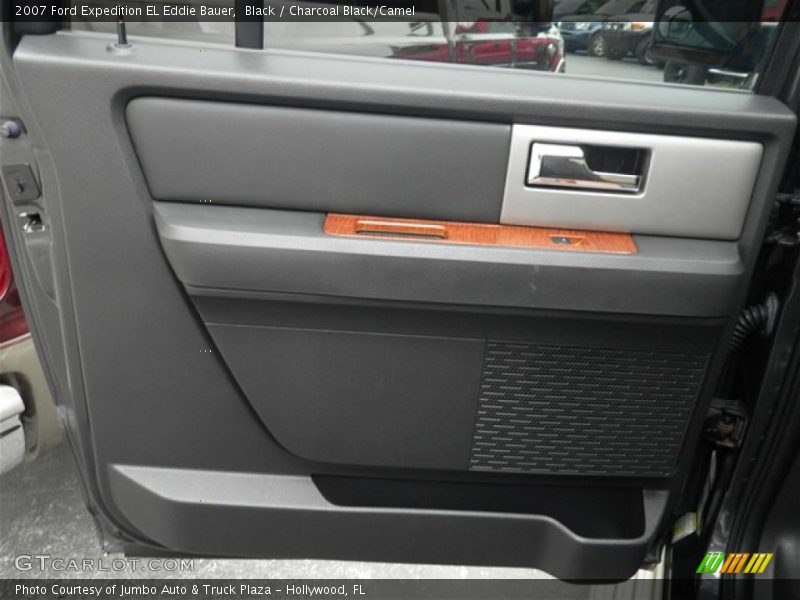Black / Charcoal Black/Camel 2007 Ford Expedition EL Eddie Bauer