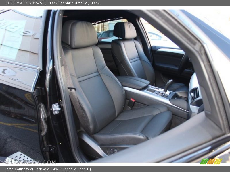 Black Sapphire Metallic / Black 2012 BMW X6 xDrive50i