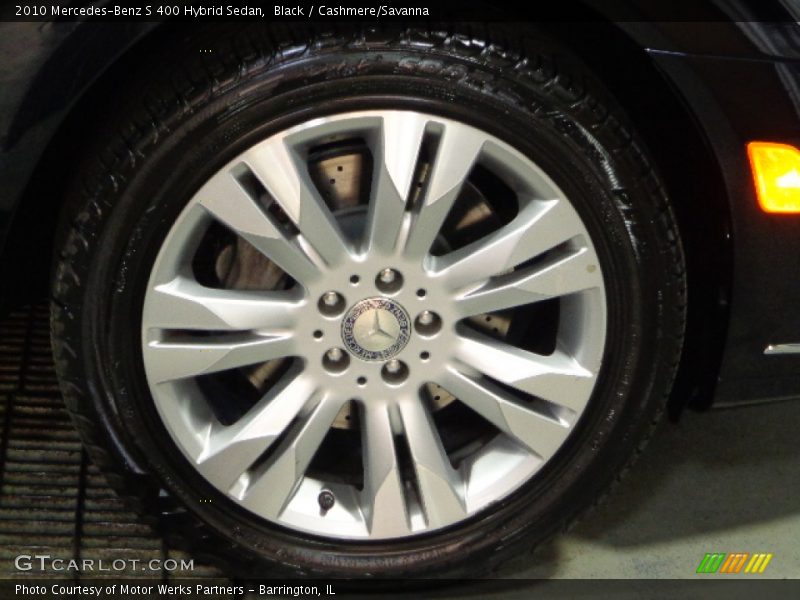 Black / Cashmere/Savanna 2010 Mercedes-Benz S 400 Hybrid Sedan