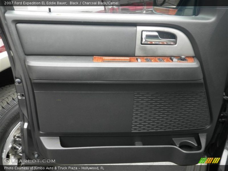 Black / Charcoal Black/Camel 2007 Ford Expedition EL Eddie Bauer