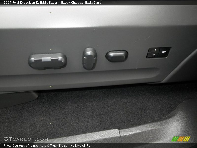 Black / Charcoal Black/Camel 2007 Ford Expedition EL Eddie Bauer