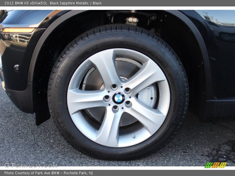 Black Sapphire Metallic / Black 2012 BMW X6 xDrive50i